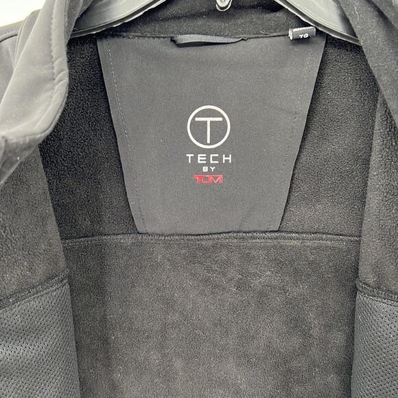 Tech by Tumi Fleece Lined Soft shell Full Zip Jacket - Black - XL - Picture 5 of 9